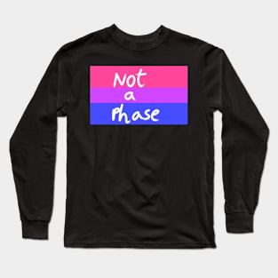 Not A phase - Bi pride Long Sleeve T-Shirt